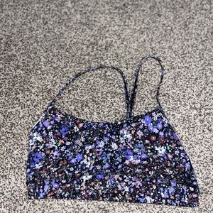 LULULEMON FLORAL SPORTS BRA